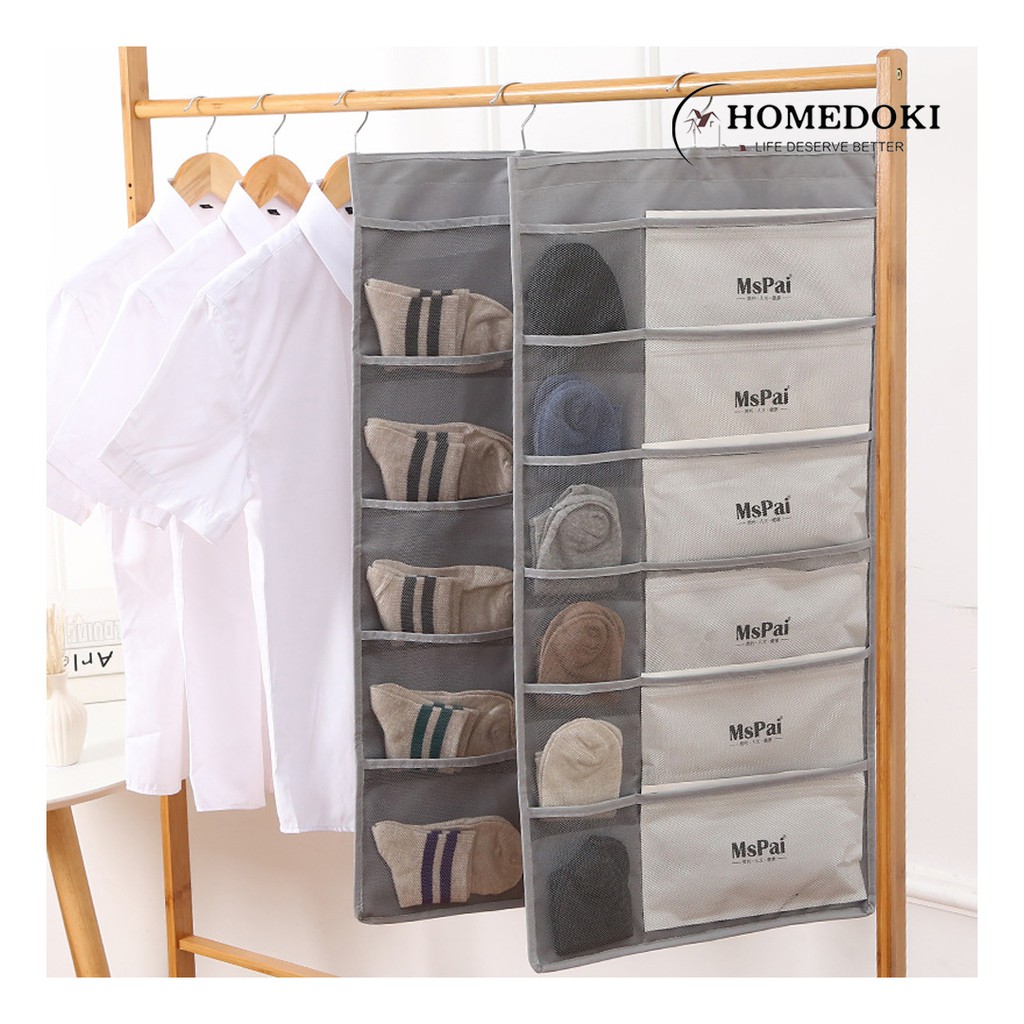 Rak Gantung 30 Sekat / Rak Kaos Kaki Pakaian Dalam / Socks Organizer / Bra Organizer