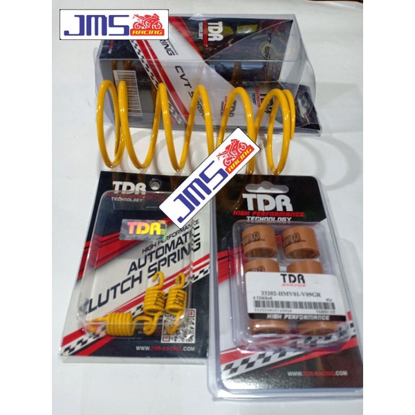 paket per cvt tdr racing plus per ganda 1500 rpm dan roller mio beat vario 125/150 nmax aerox pcx soulgt110/125 mio j xeon scoopy genio spacy freego