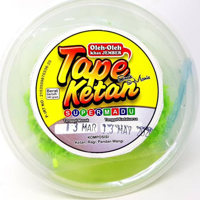 

Best Produk] Supermadu Tape Ketan Hijau 300Gr