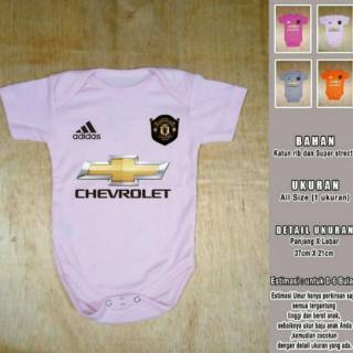 Romper Baju  Jersey Baby Bayi Bola  Manchester  United  MU Abu 