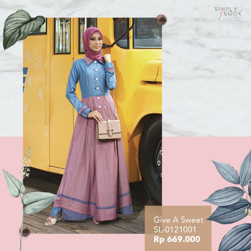 SIMPLY LOOK FEMININE BY TUNEECA SALE DISKON PROMO SL-0121001