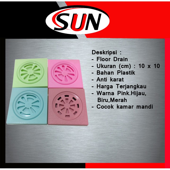 Saringan Kamar Mandi Plastik  Floor Drain Plastik