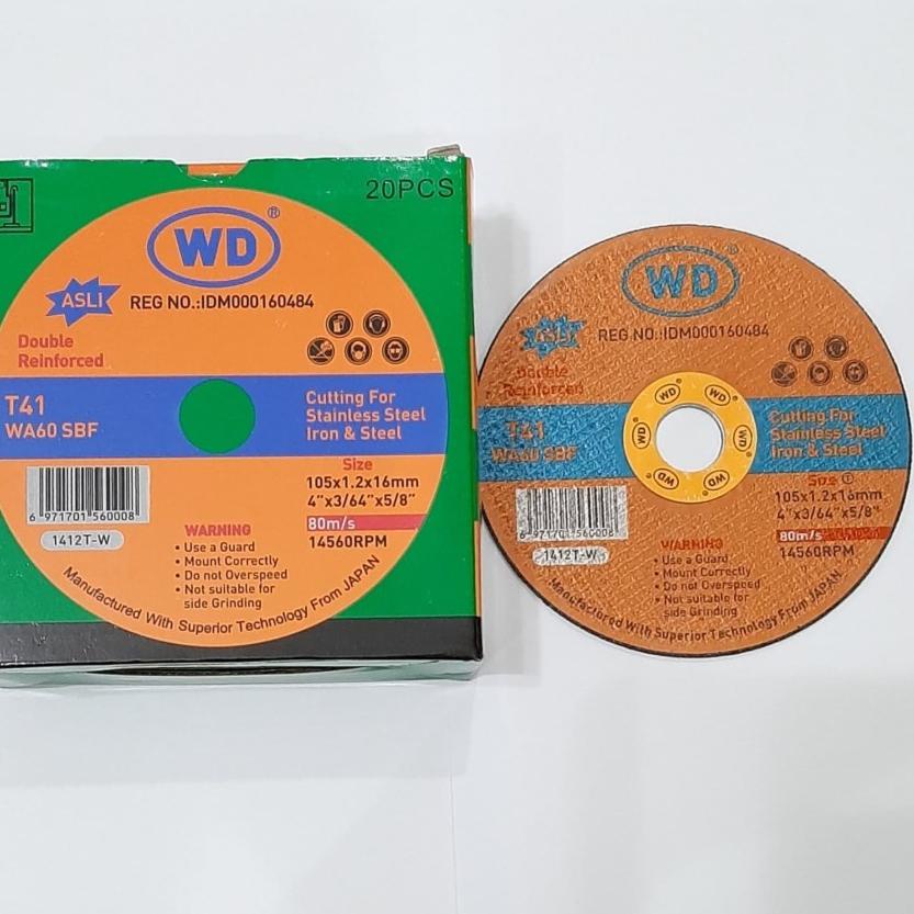 Harga Terkini MATA GERINDA POTONG BESI ALAT PERTUKANGAN BATU POTONG GERINDA ISI 20 PCS / GURINDA BES