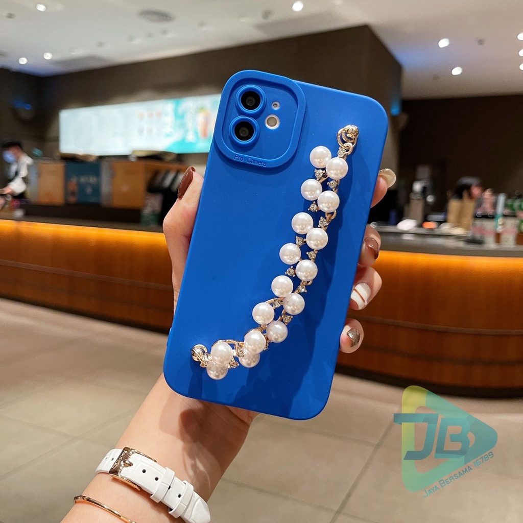 SOFTCASE SILIKON PROCAMERA RANTAI MUTIARA FOR ALL TYPE OPPO VIVO SAMSUNG REALME XIAOMI IPHONE JB5716