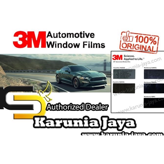 Kaca Film 3M Crystalline kaca depan Ertiga, Innova / KACA FILM MOBIL