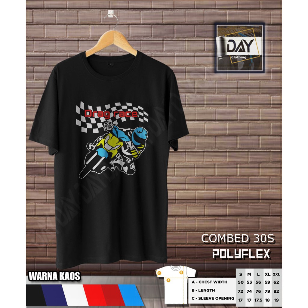 KaosDistro murah Drag Race Racing abg motor