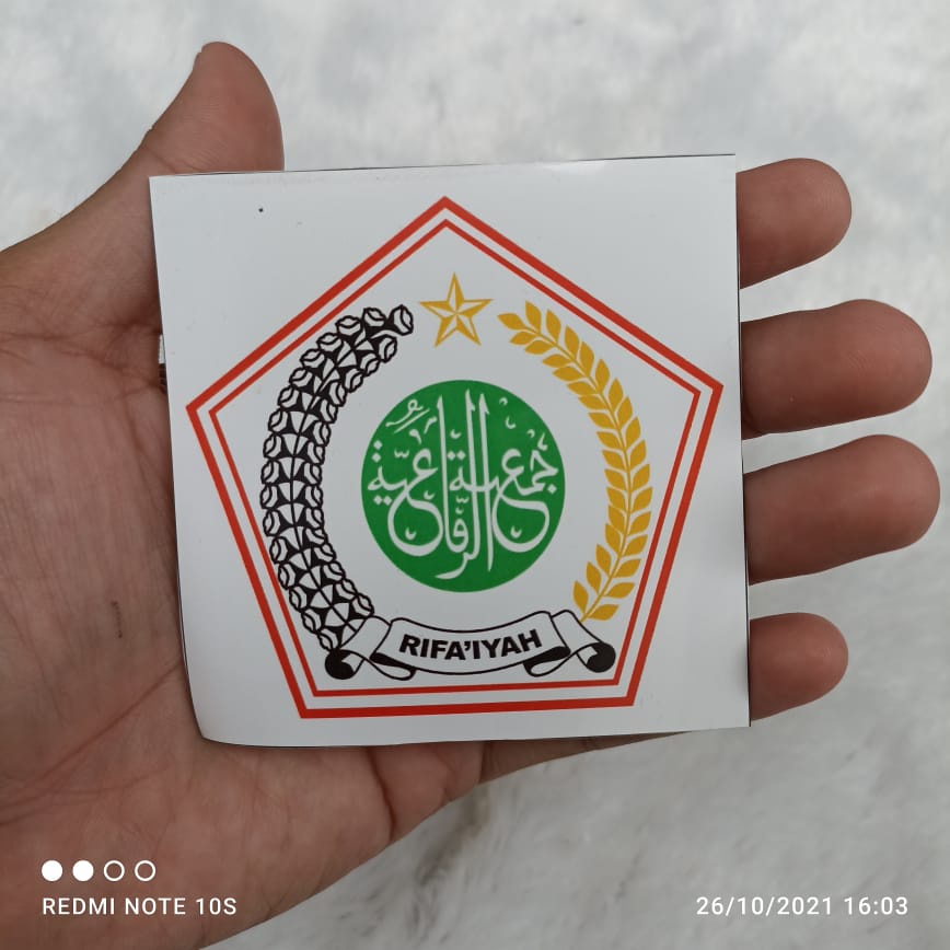 

Stiker Logo Rifaiyah Organisasi Islam Murid Syekh Ahmad Rifai