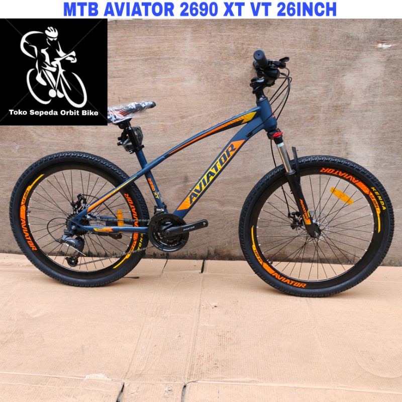 Sepeda Gunung MTB Aviator 2690 XT VT 26Inch Hi-ten stell
