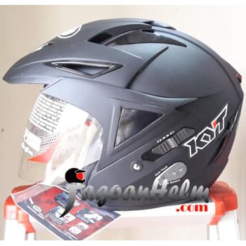 KYT Helm Scorpion King R SOLID Black Doff