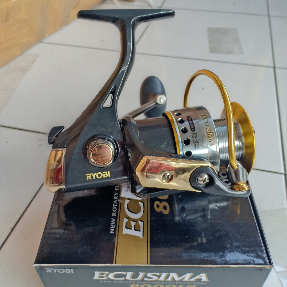 Reel Pancing Ryobi Ecusima 6000 8000 Vi Max Drag 8Kg Omah Pancing Shop