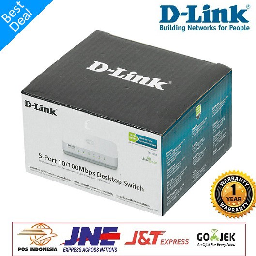 Switch HUB D-Link 5 Port DES-1005C 100mbps Des1005c