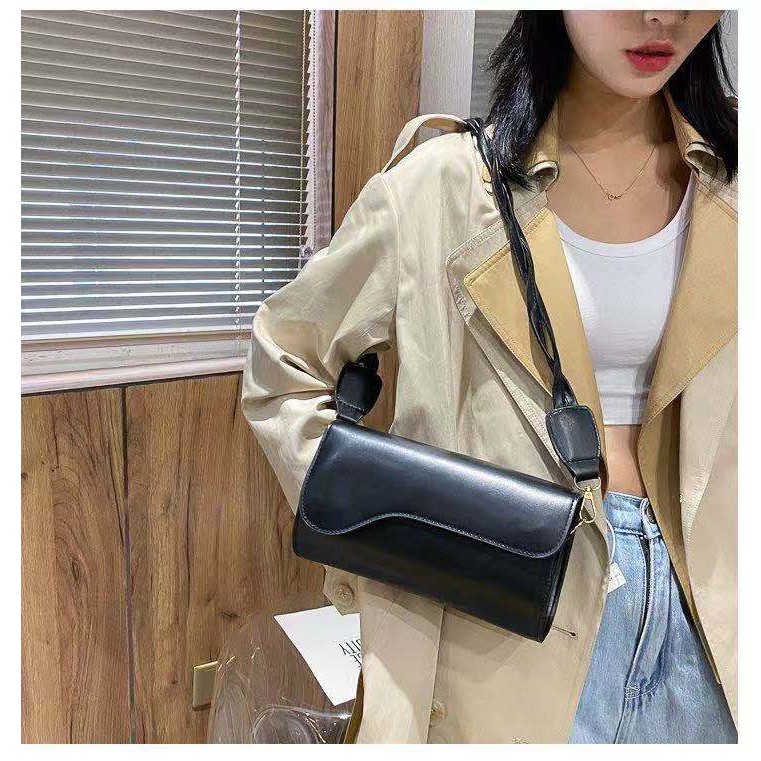 Rowling (Tas-64)Tas Wanita Import Simple/Tas Wanita Kerja/Selempang Tas Wanita Fashionable Untuk Kerja Terbaru