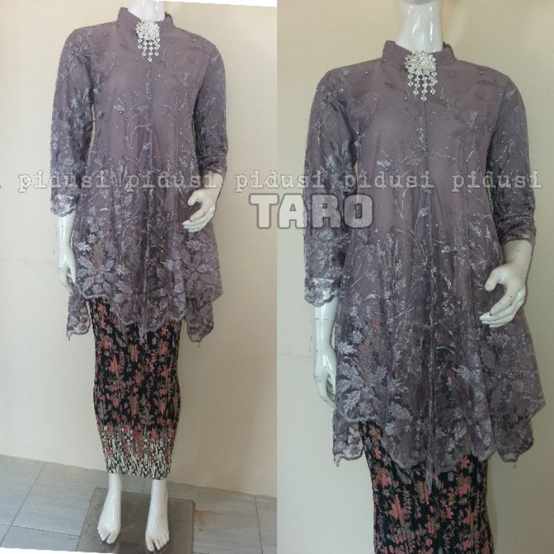 KEBAYA TULLE MUTIARA BORDIR (GLITER) / KEBAYA ANAK MUDA / KEBAYA MODERN