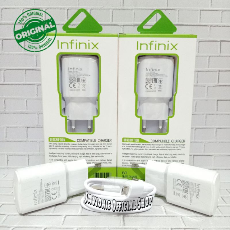 Charger Casan Cas INFINIX ORIGINAL 9V 2A 18W MICRO USB FAST CHARGING