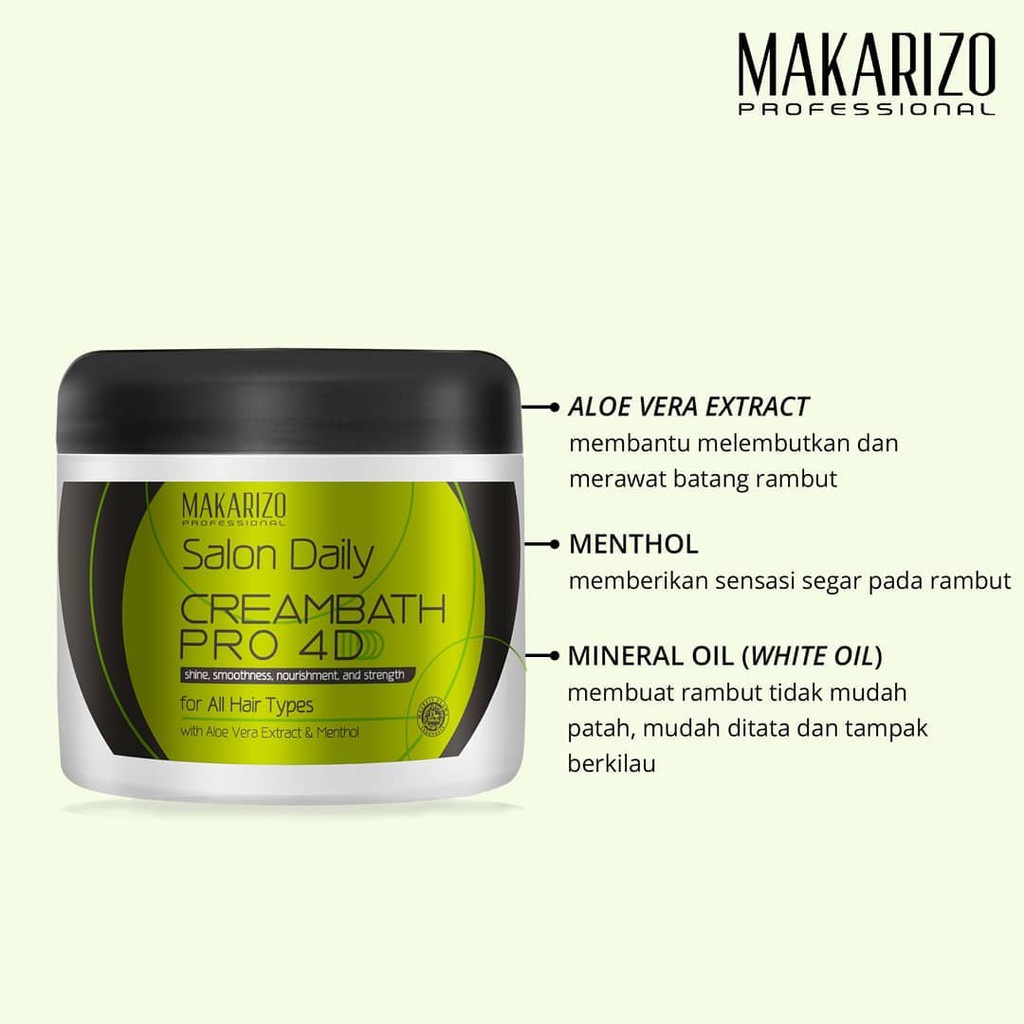MAKARIZO SALON DAILY CREAMBATH PRO 4D 500ML