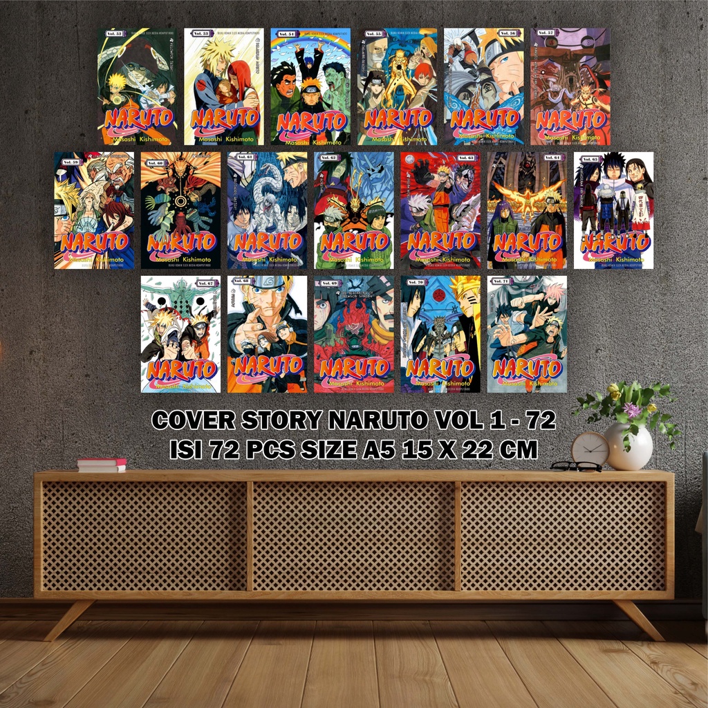 Poster Naruto Cover Story Isi 72 Lembar