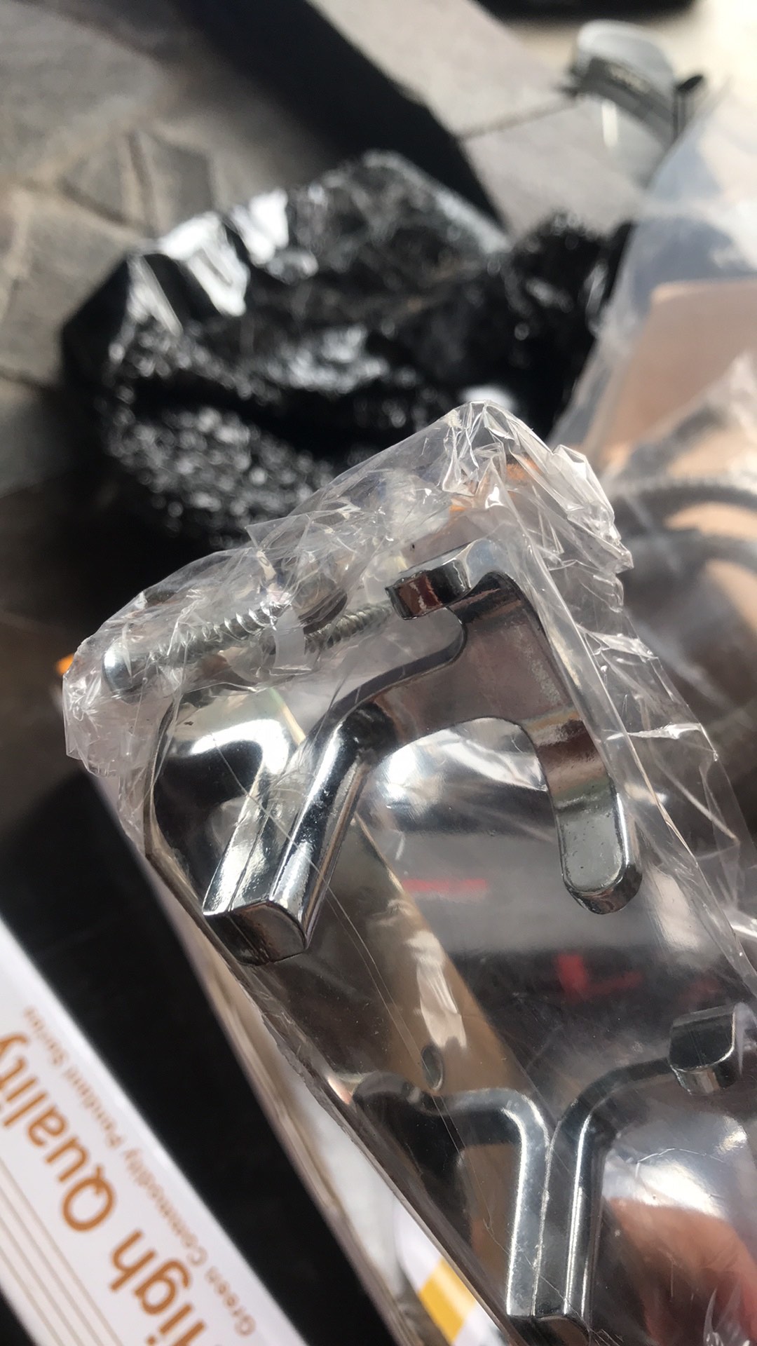 Gantungan Baju Dinding Hanger Tembok Stainless 5 Kait Cabang Terlaris Kp05