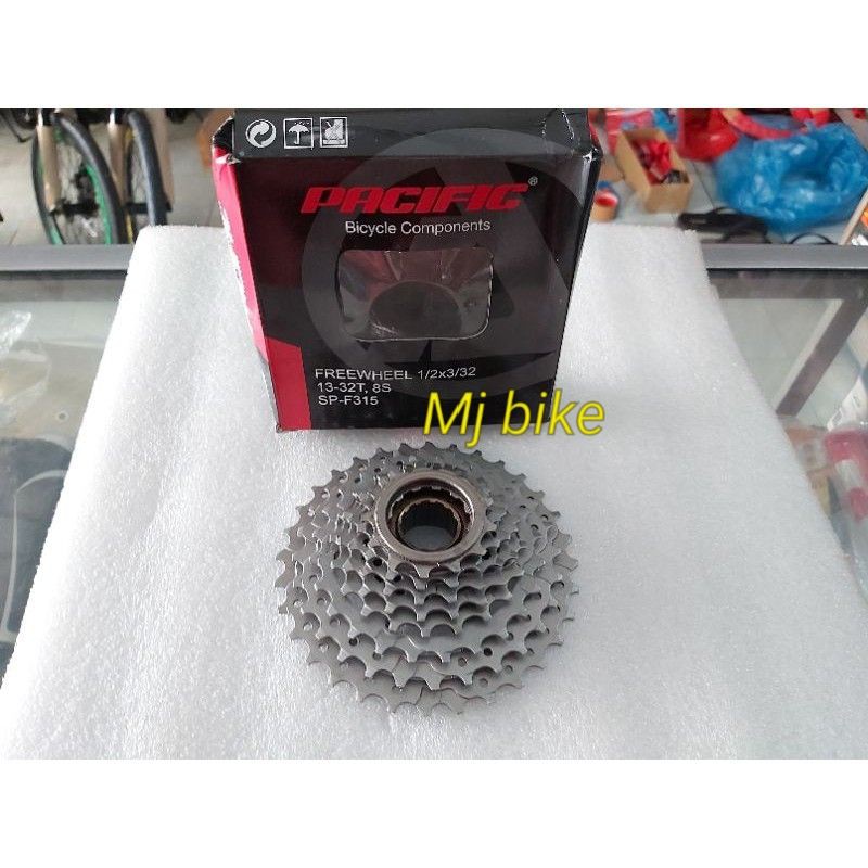 sproket 8 speed model ulir/model drat.merek pacific kualitas bagus 100%ori