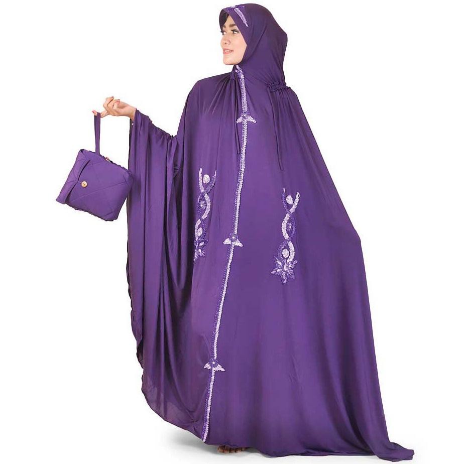 Mukena Cantik Java Seven UNGU AS SPANDEX JS 1080