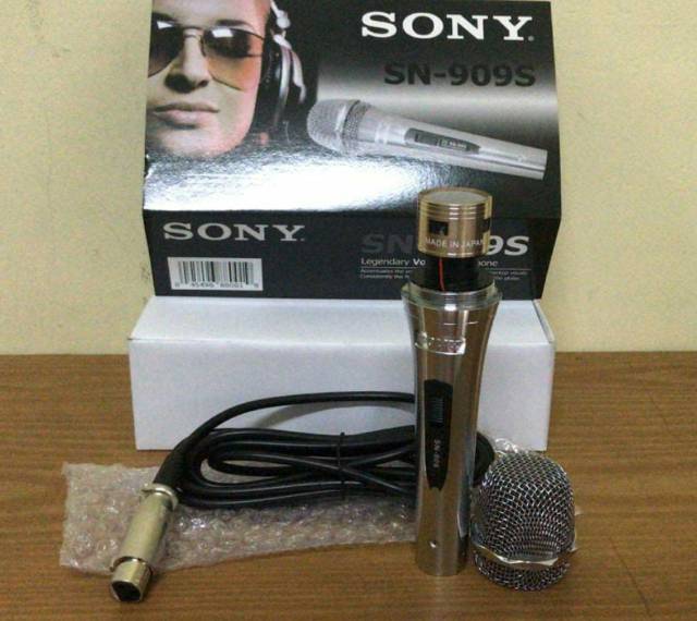 Microphone sony sn-909s.mic kabel sony .suara kualitas dijamin oke