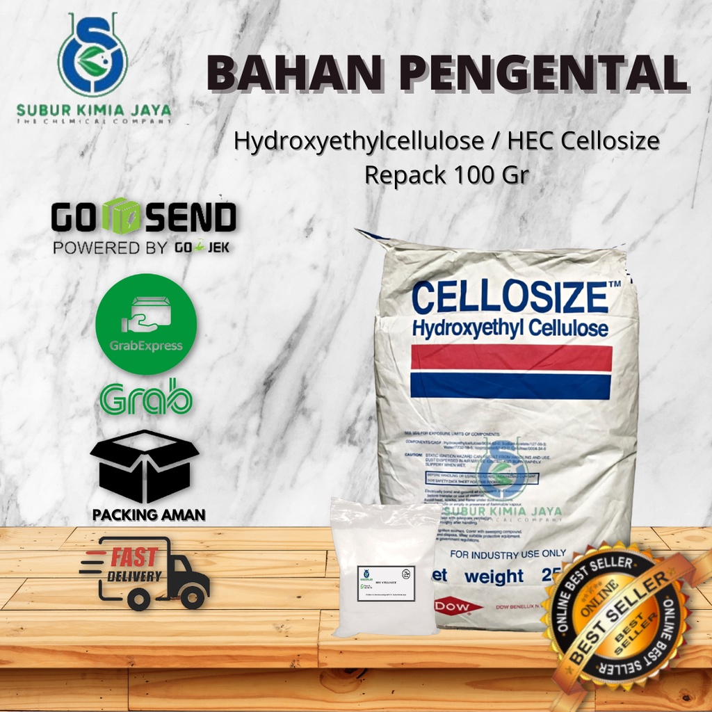 

cellosize / HEC / Hydroxy Ethyl Cellulose 100 gram