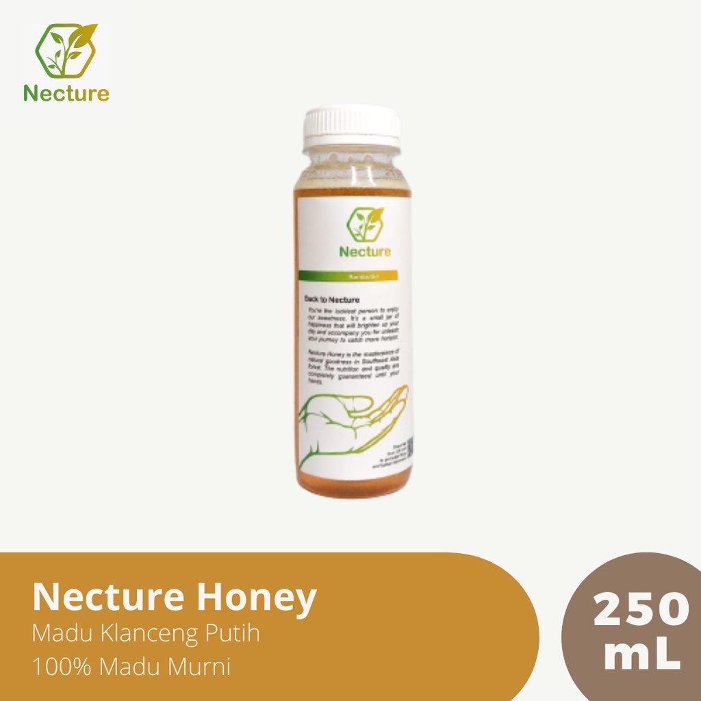 

Necture Honey - Madu Murni Klanceng 250 mL - Madu Hutan Asli