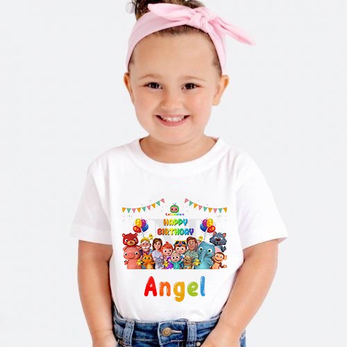 MYSTIQUE.ID-BAJU KAOS ANGLE COCOMELON BIG FAMILY T-SHIRT LUCU DAN AESTHETIC