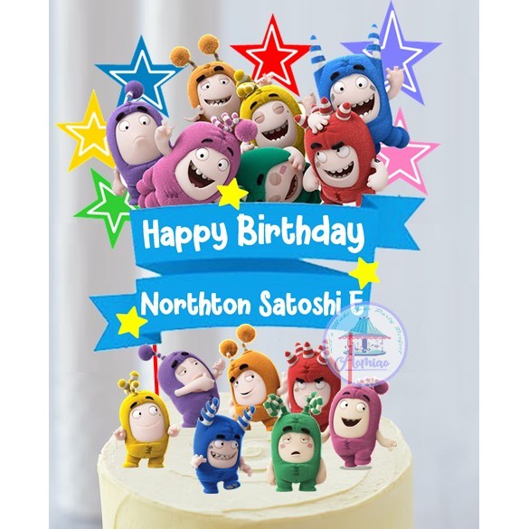 ODDBODS cake topper