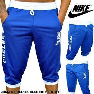 Celana Jogger Training Pendek Pria Wanita Chelsea