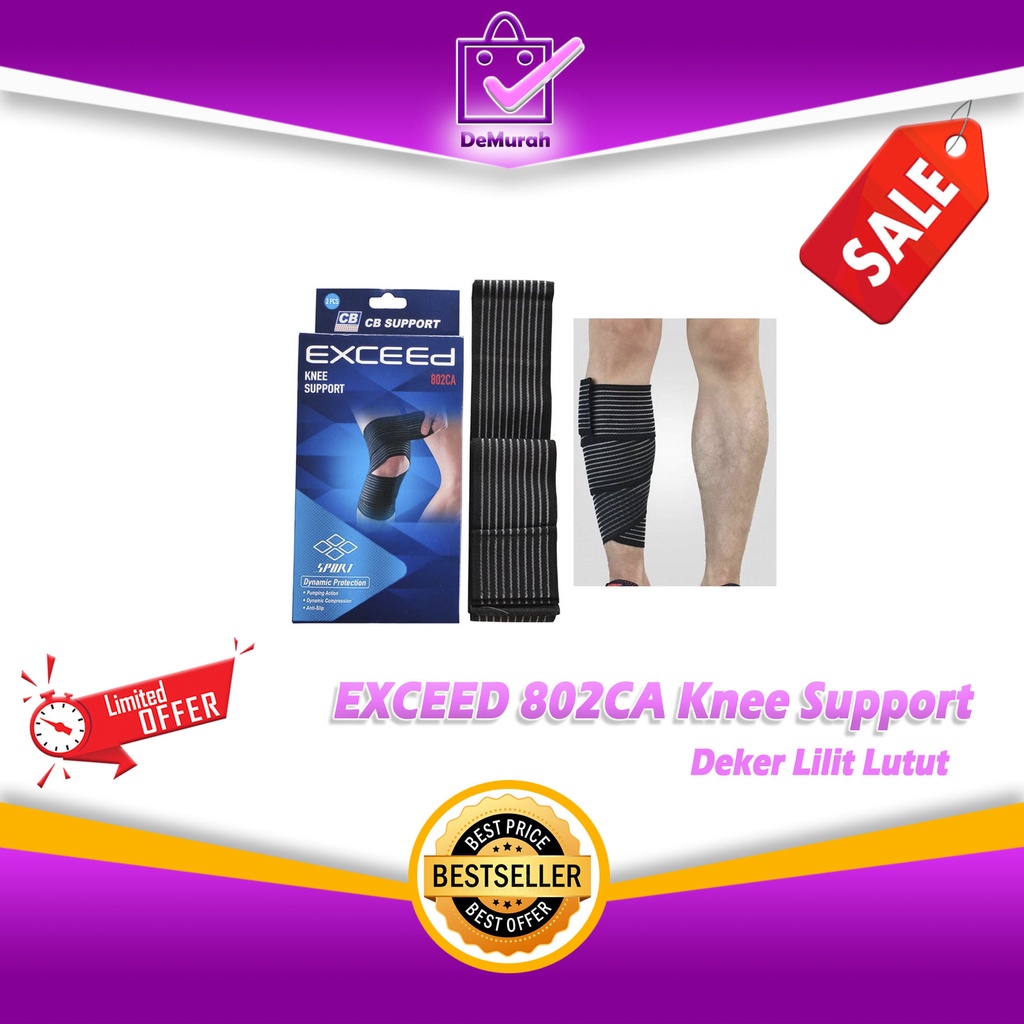 EXCEED 802CA Knee Support - Deker Lilit Lutut Dengkul Kaki 0811