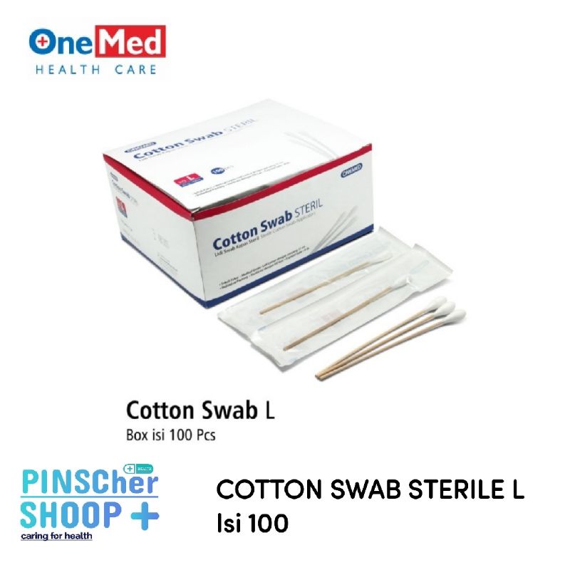 Cotton Swab Sterile L isi 100pcs ONEMED