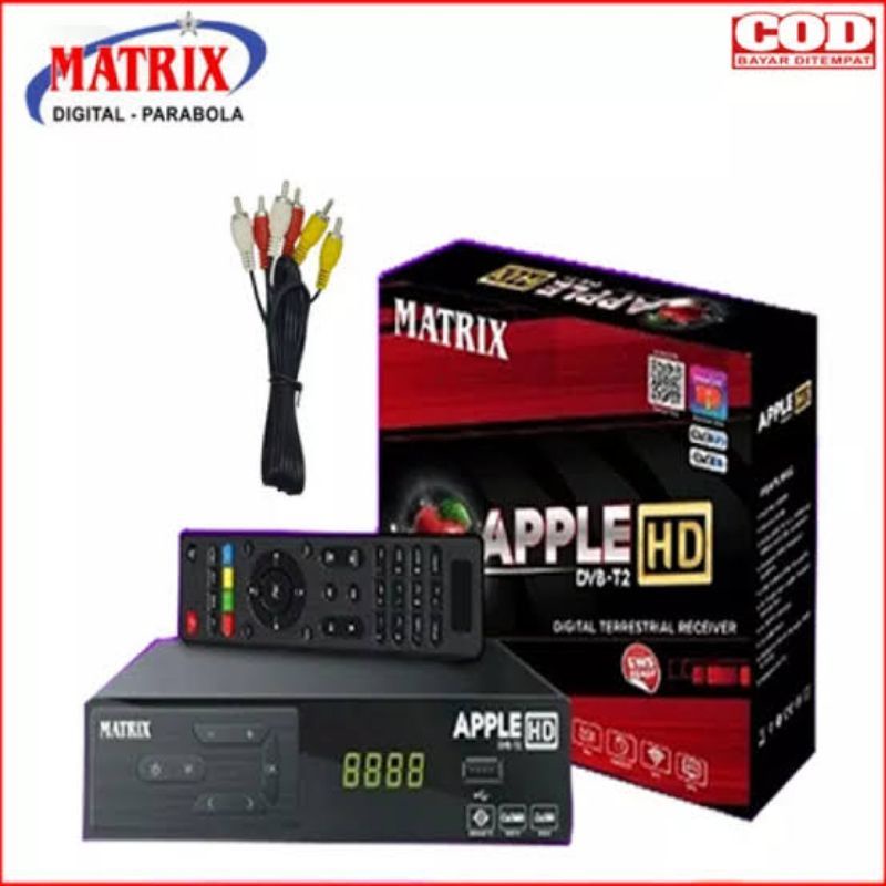 Matrix Apple Set Top Box Receiver Siaran TV Digital DVBT2