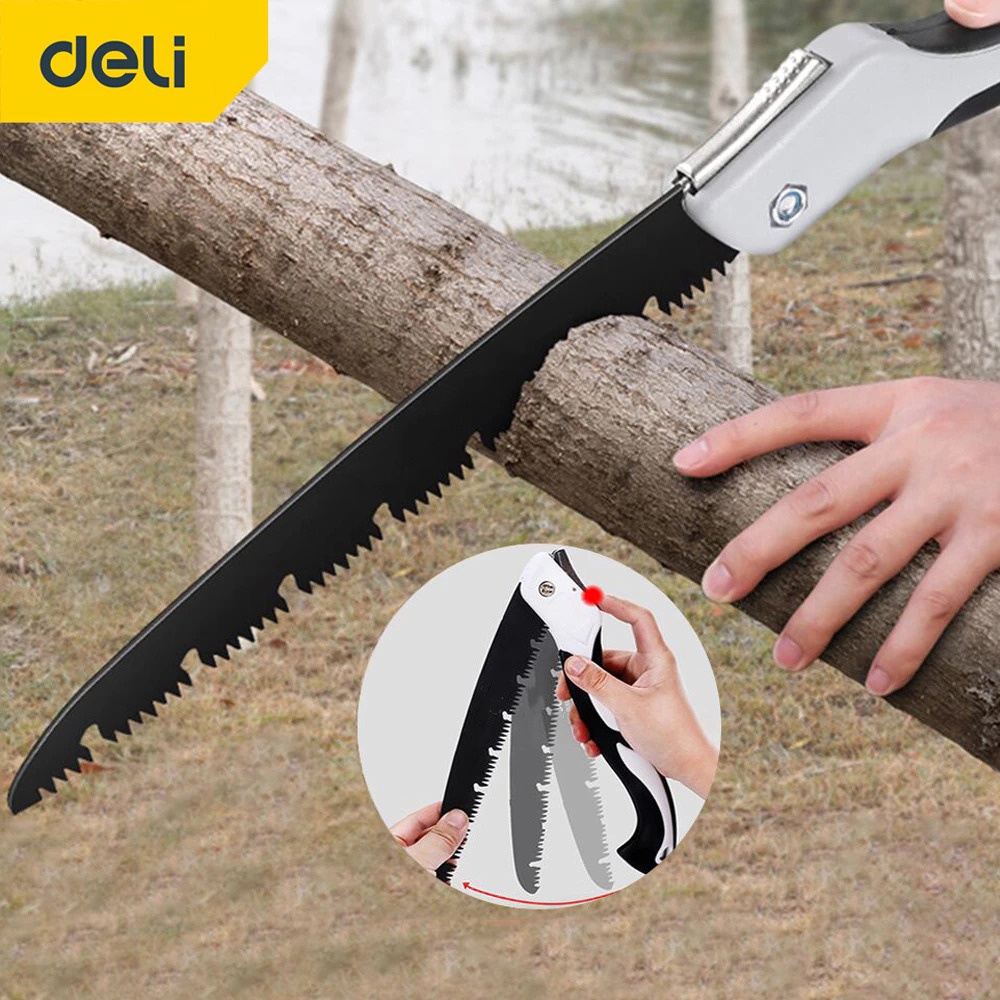 KPRO2 dlewreox gergaji lipat portabel folding wood hand saw 180mm Original Import - Alat Perkakas Pe