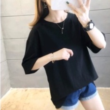 FF KAOS ASY POLOS OVERSIZE PRIA &amp; WANITA COTTON COMBED 24s BAJU BIG SIZE KOREAN STYLE TSHIRT OVERSIZED