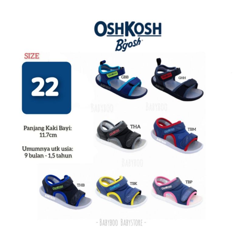 PROMO OSHKOSH Toezone Sepatu Sandal Balita Batita | Toddler baby shoes | prewalker ringan empuk cute