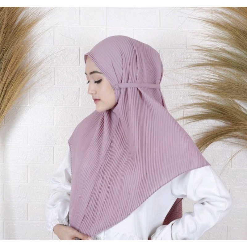 BERGO MARYAM PLISKET TALI / LIDI HYGET / HIJAB INSTAN TALI / FULL PLISKET / BAYAR DI TEMPAT / BERGO MURAH / SALE / TERBARU