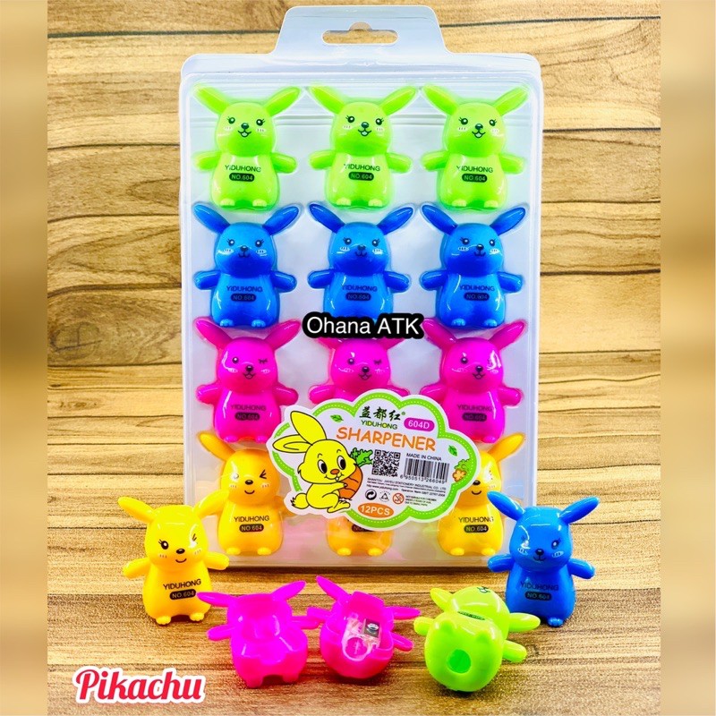 

Rautan Pensil Pikachu Rabbit Fancy Asahan Pensil Lucu Bagus