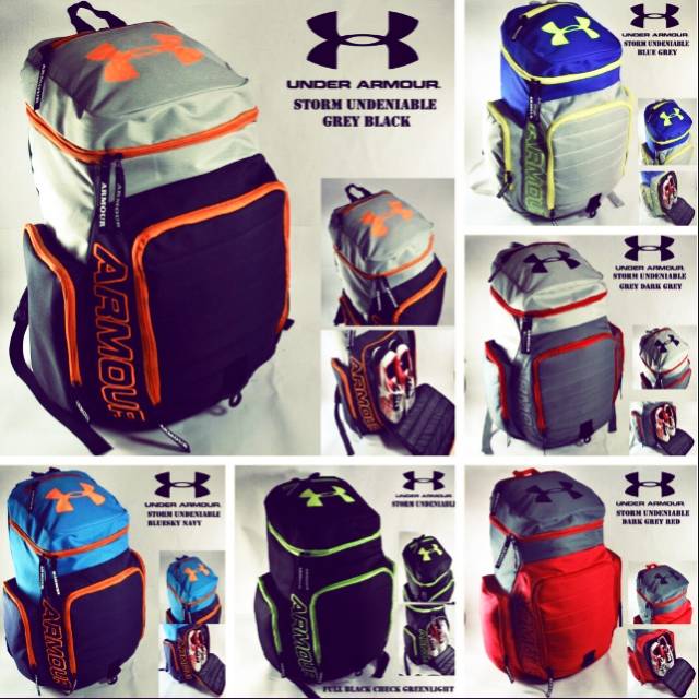 BACKPACK/RANSEL/TAS PUNGGUNG UNDER ARMOUR AU (Olahraga, Basket)
