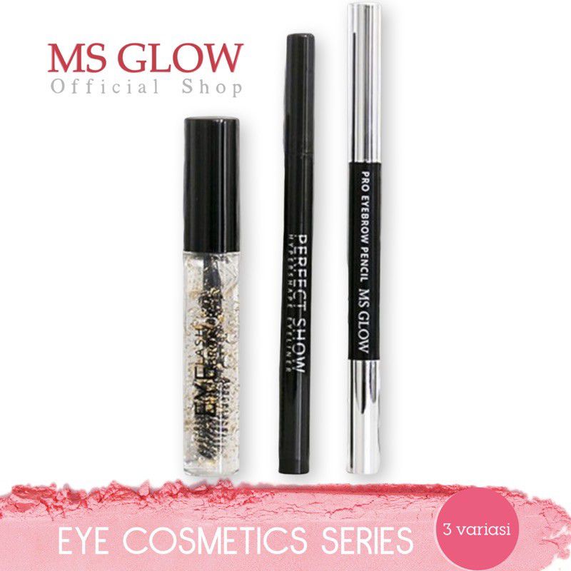 Eye Series MS Glow / Pensil Alis MS Glow / Maskara MS Glow / Eyeliner MS Glow
