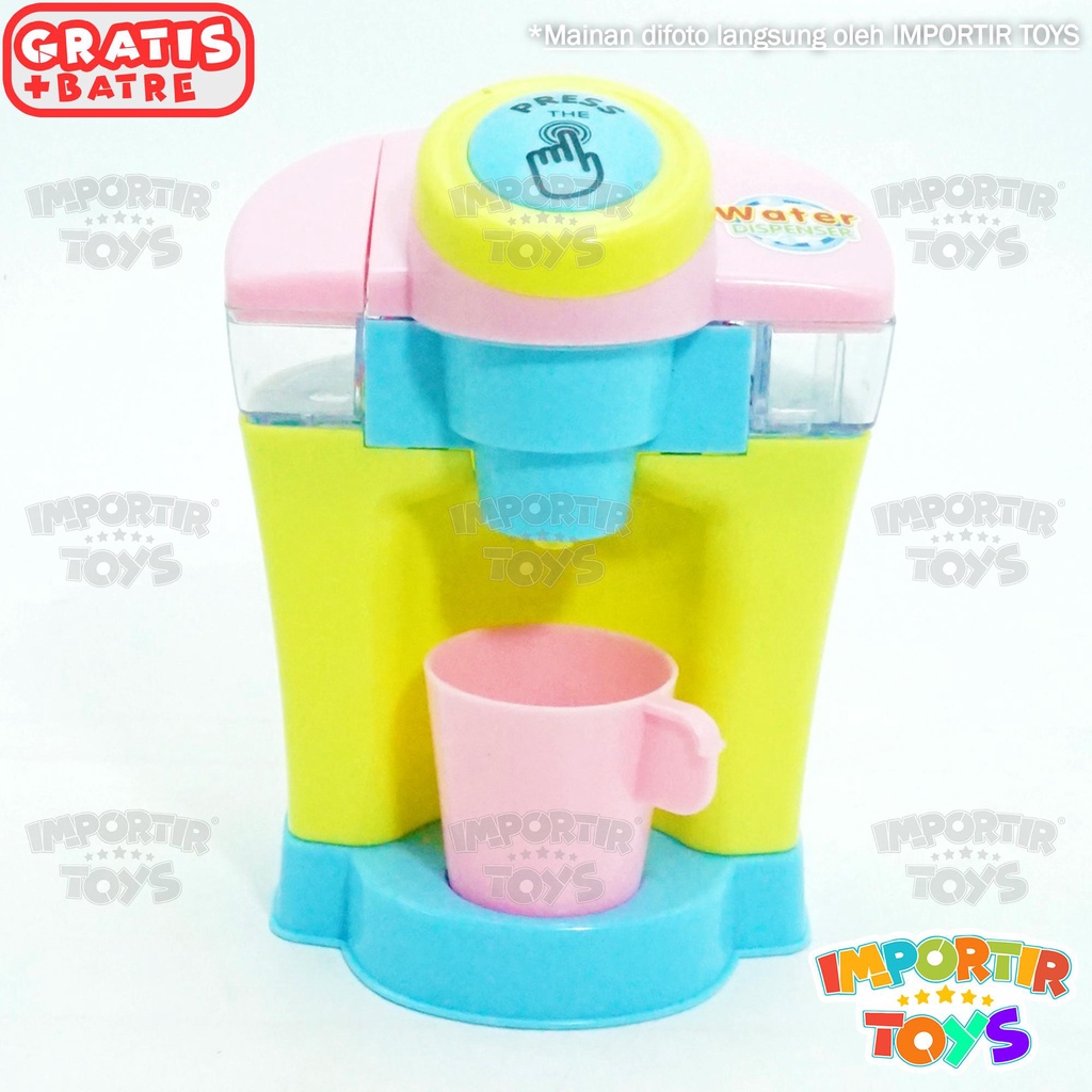 Mainan Anak Cewe Kitchen Set Mini Dispenser Air My Joy Kitchen Set