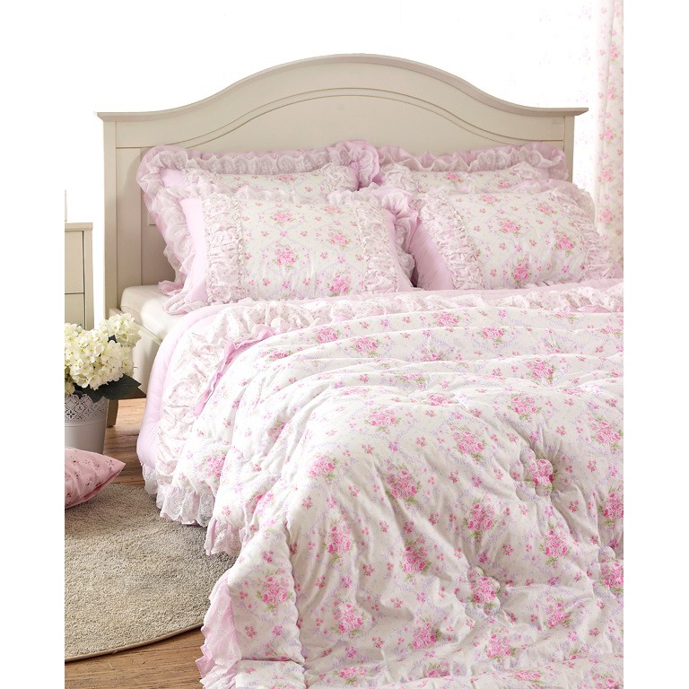 (AA10) Bedcover Amante shabby roses