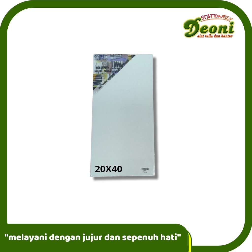 

V-TEC Canvas High Quality Cotton Kanvas Lukis 20x40cm