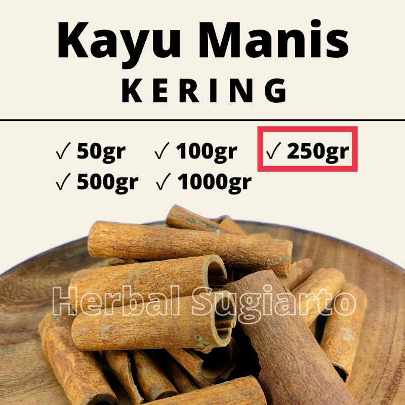 

GROSIR Kayu Manis / Cinnamon Kering 1kg 1000gr 500gr 250gr 100gr 50gr Kualitas BAGUS 250gr