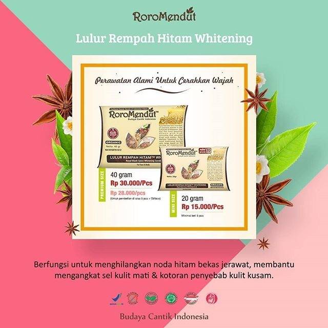 Lulur Rempah Hitam Whitening