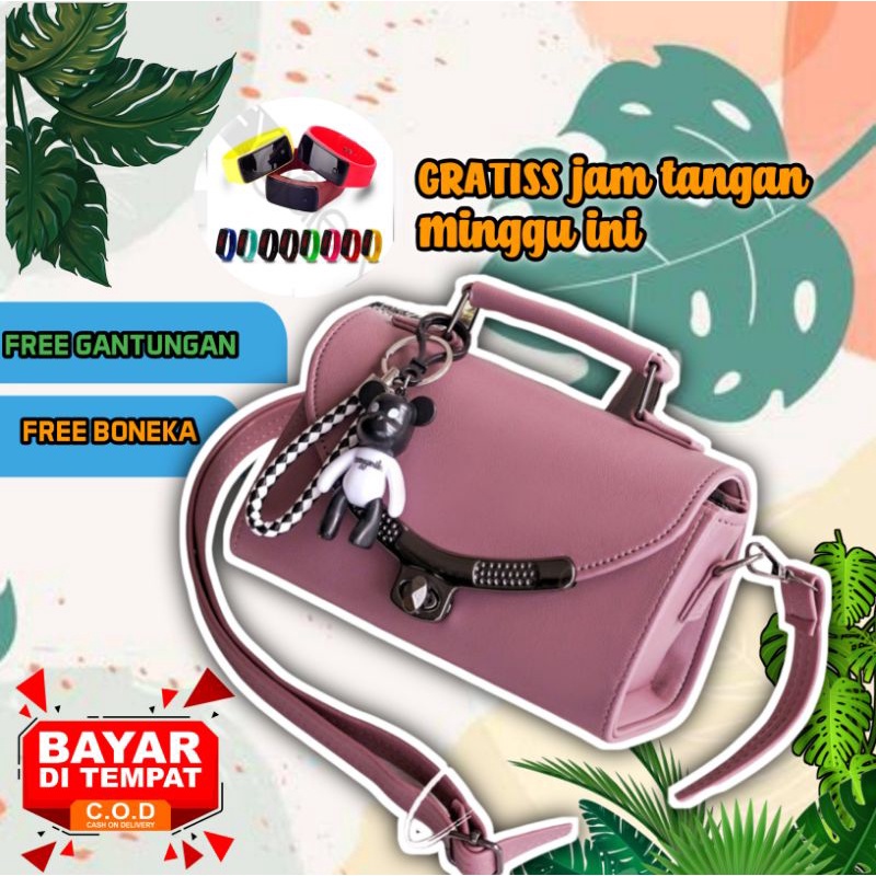 TAS JINJING SLEMPANG SELEMPANG SLING BAG TAS BAHU WANITA PEREMPUAN CEWEK REMAJA ABG TAS UNDANGAN PES