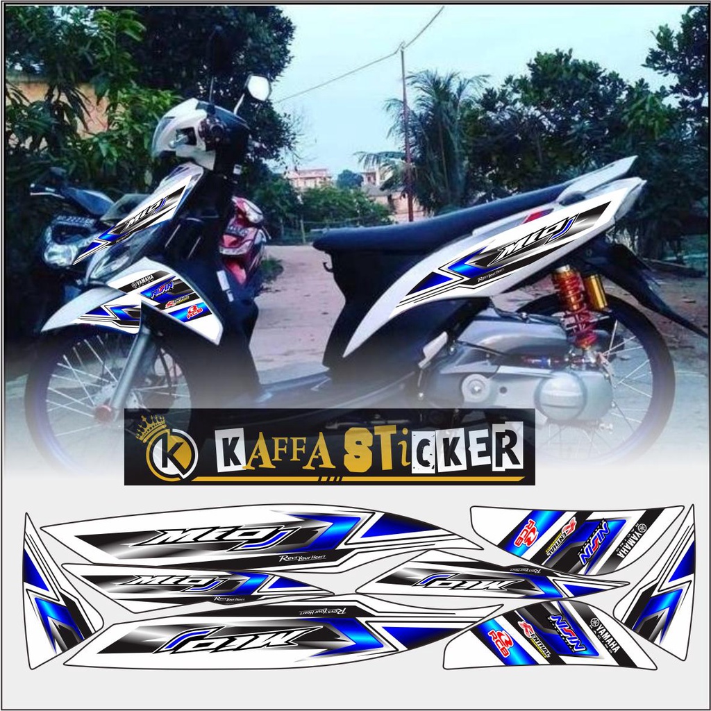 Striping Mio j - Stiker Variasi List Motor Motif Racing mio j - mio gt