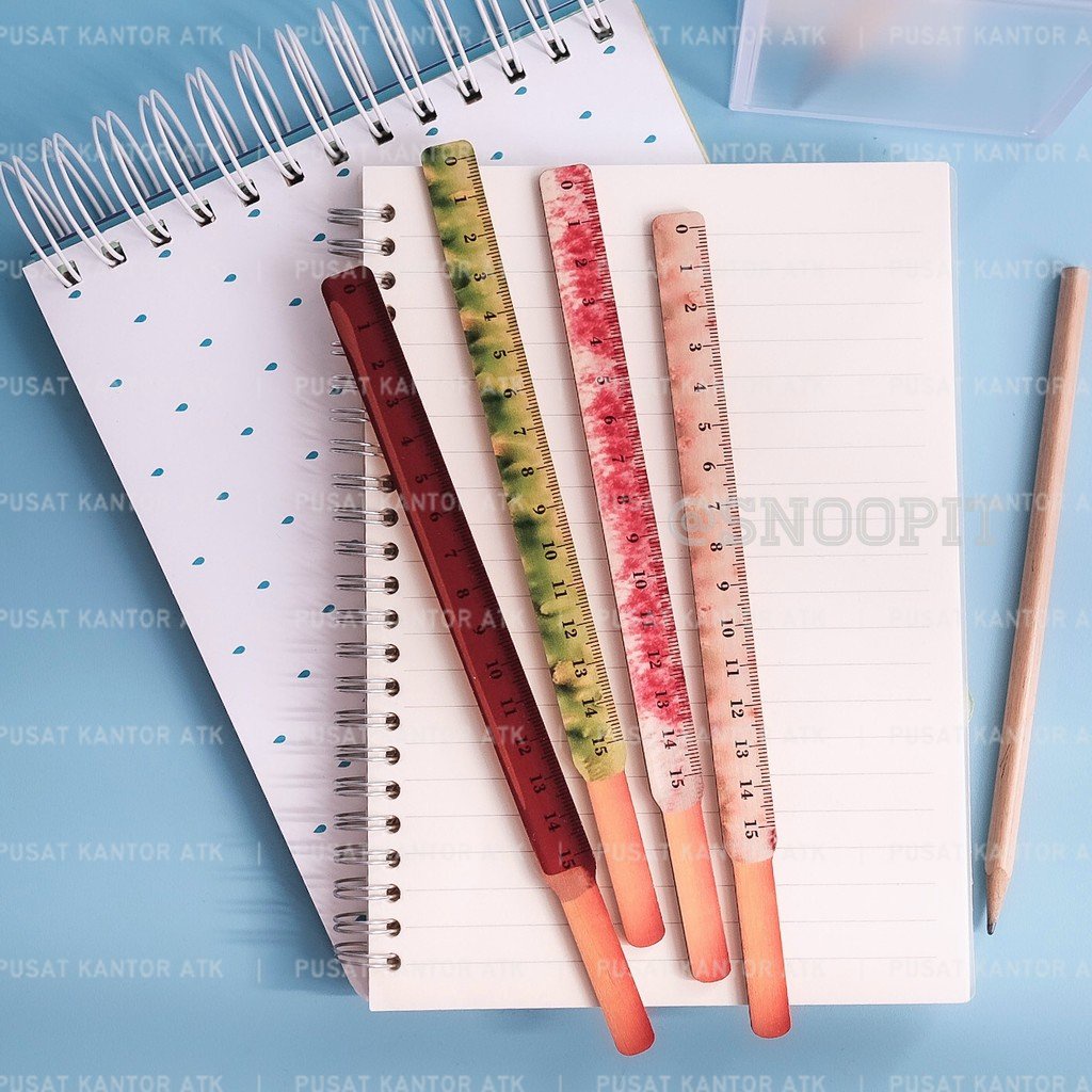 

Penggaris Mistar 15 cm Ruler Alat Menggambar stationery korea design Ice Cream