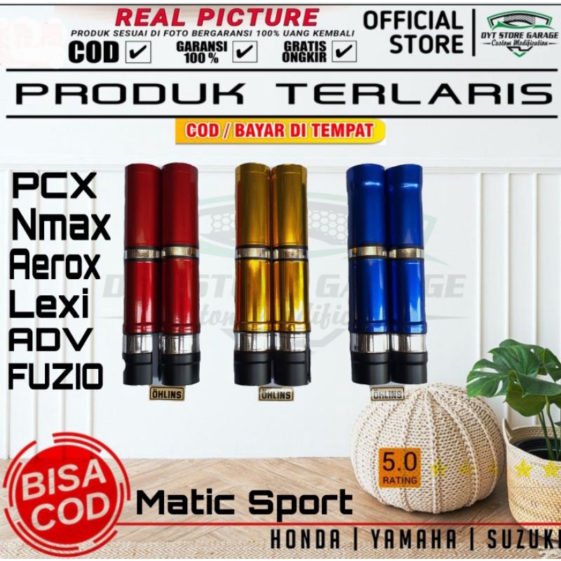 Cover Shock Sok Depan Variasi Part Matic Sport | NMAX | LEXI | AEROX | PCX | ADV 150 | XMAX | FAZZIO