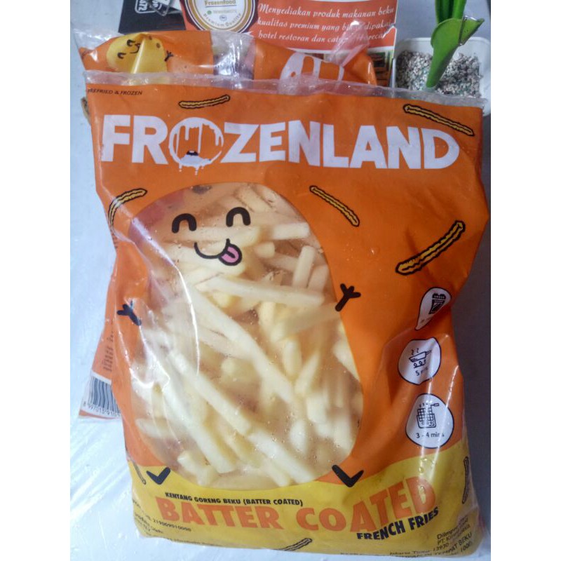 

Kentang goreng butter coated frozenland