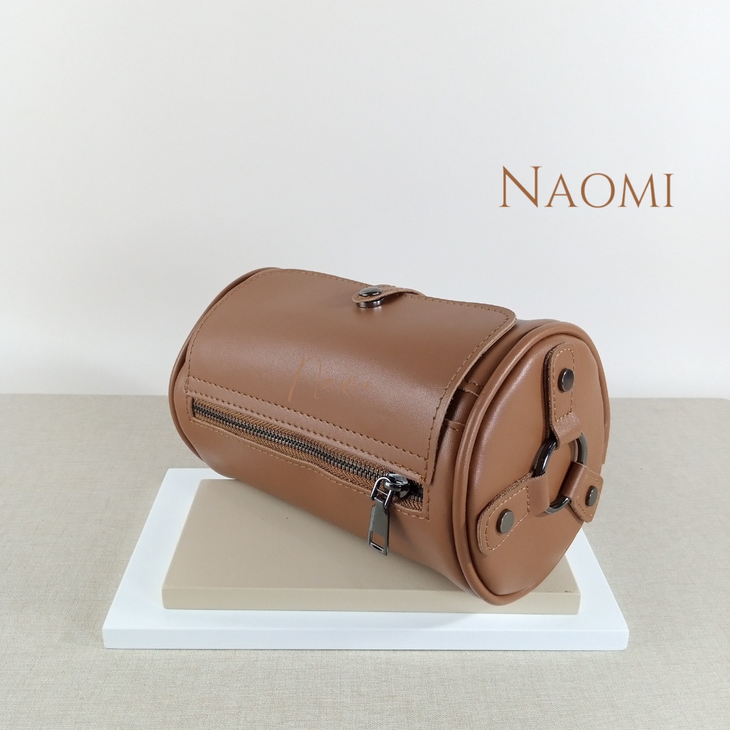 NAOMI - Lauren Shoulder Bag Import - Tas Fashion Wanita - Tas guling - Pillow Bag - Tas Kulit Wanita -  Tas Selempang Kulit Wanita - Tas Wanita - Tas Naomi - Naomi Bag